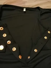 2021 primavera invierno manga larga blusa Ropa de Trabajo mujeres botones de blusa camisa Casual de punto cuello en O 2020 de moda 5XL de talla grande