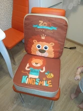 JXM-cojín elevador para silla de comedor de bebé, cojín para asiento de silla con dibujos animados para niños, elevación de silla de paseo
