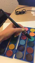 1 pieza de pincel acuarela pincel de madera para pintar a mano, pinceles para pintar agua Color dibujo de Gouache arte cepillo suministros