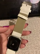 Eastar-Correa de cuero para Apple Watch SERIE DE gomillas 5/3, pulsera deportiva de 42mm y 38mm para iwatch 6 4 SE, 3 colores, gran oferta