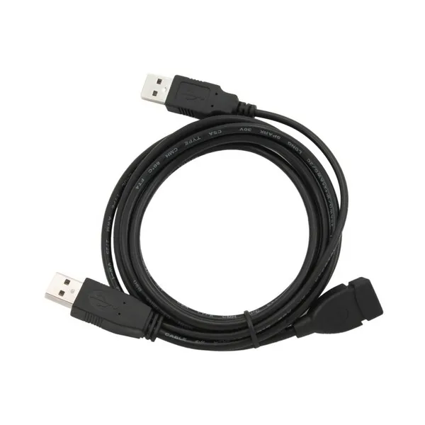 USB к X 2 удлинитель GEMBIRD CCP USB22 AMAF 6 черный (1 8 м)|USB-адаптеры| |