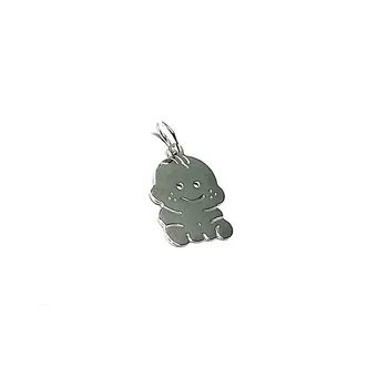 

Pendant sterling silver 18mm 925m. Smooth Baby [AA7690]