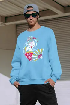 

Angemiel Wear Yelpazeli Male Blue Sweatshirt
