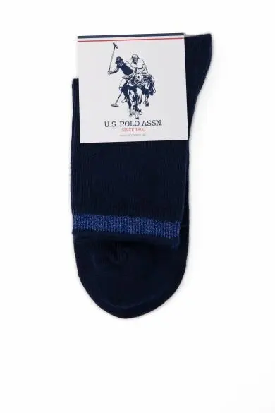 U.S. POLO ASSN. Тонкие мужские темно-синие носки