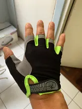 Guantes antideslizantes para ciclismo de montaña o carretera, para acampar, senderismo, gimnasio, Fitness, bicicleta, medio dedo, para hombre