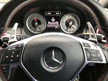 Paleta de extensión de cambios para volante de coche Mercedes Benz, etiqueta de goma DSG para modelos AMG, A45, C63, CLA45 y para GLA, CLS, GLS, W205 y W213