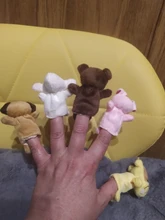 Plush-Doll Finger-Puppets Animals Hand-Cartoon Baby Theater Mini Children Educational