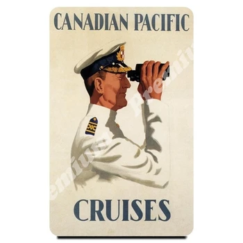 

Canada souvenir magnet vintage tourist poster