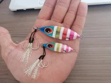 Spoon Lure Fishing-Tackle Lead-Bass Metal Jig Slow-Jigging Shore Artificial-Bait 40G