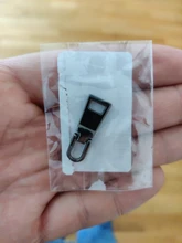 Uds 5 #3 extraíble de Metal tiradores de cremallera para resbaladores de la cremallera cabeza cremalleras Kits de reparación de la cremallera Pull Tab costura DIY Accesorios