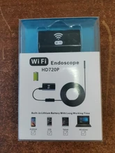 Cámara endoscópica Wifi F99 HD720P, Cable rígido suave de 8mm, 6 LED, IP67, boroscopio de inspección de coche resistente al agua para Iphone, Android y Windows