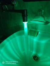 Zhangji Baño Led grifo aireador movido por agua ducha LED grifo Luz de ahorro de agua de la cocina de aireador 1/3/7 5 color elección