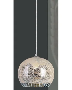 

Ceiling lamp. Pendant. LIGHT BULB E27 60W. MOSAIC ACRYLIC AND CRYSTAL. CREAM COLOR. Ref. 2015-1