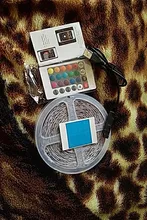 Tira de Luces LED de 5V, lámpara de luz de fondo Flexible USB 5050 RGB, cinta de diodos, teléfono, Bluetooth, aplicación de fondo para habitación, 1-30M