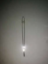 OT & T-Pinzas para cejas profesional, acero inoxidable, eliminación de vello de cejas, Punta inclinada plana, herramientas para maquillaje Facial