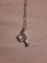 Cadena de oro rosa para mujer, colgante creativo de cristal de copa de vino, circonita AAA, Gargantilla, collares 2019