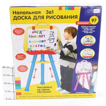 

Floor Board with magnetic letters and numbers 97 PCs. Zhorya h59833 & Omega;
