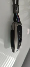 Aleación Galvanizada coche llave inteligente Fob caso de la cubierta de la piel para BMW Serie 3 4 5 320i 530i 550i F20 F21 F30 F31 F25 F01 F02 coche caso clave