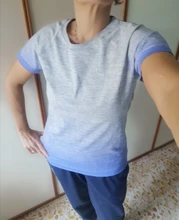 Fitness Tops T-Shirt-Sleeve Deporte Quick-Dry Running Womens Gym P096 Tees Mujer