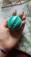 Ball-Toy Watermelon Cleaning-Ball Rubber Interactive-Bouncing-Ball Pet Tooth Leaking