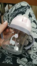 Taza De alimentación De bebé De 350ml con pajita para niños, nueva Taza De entrenamiento con pajita para aprender a beber