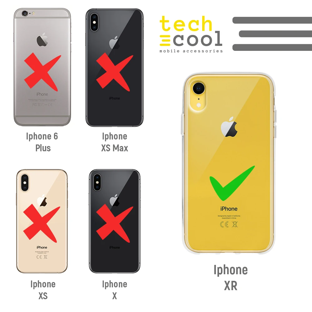 FunnyTech®Чехол-подставка для IPhone XR L Forza Napoli Silicone vers.2