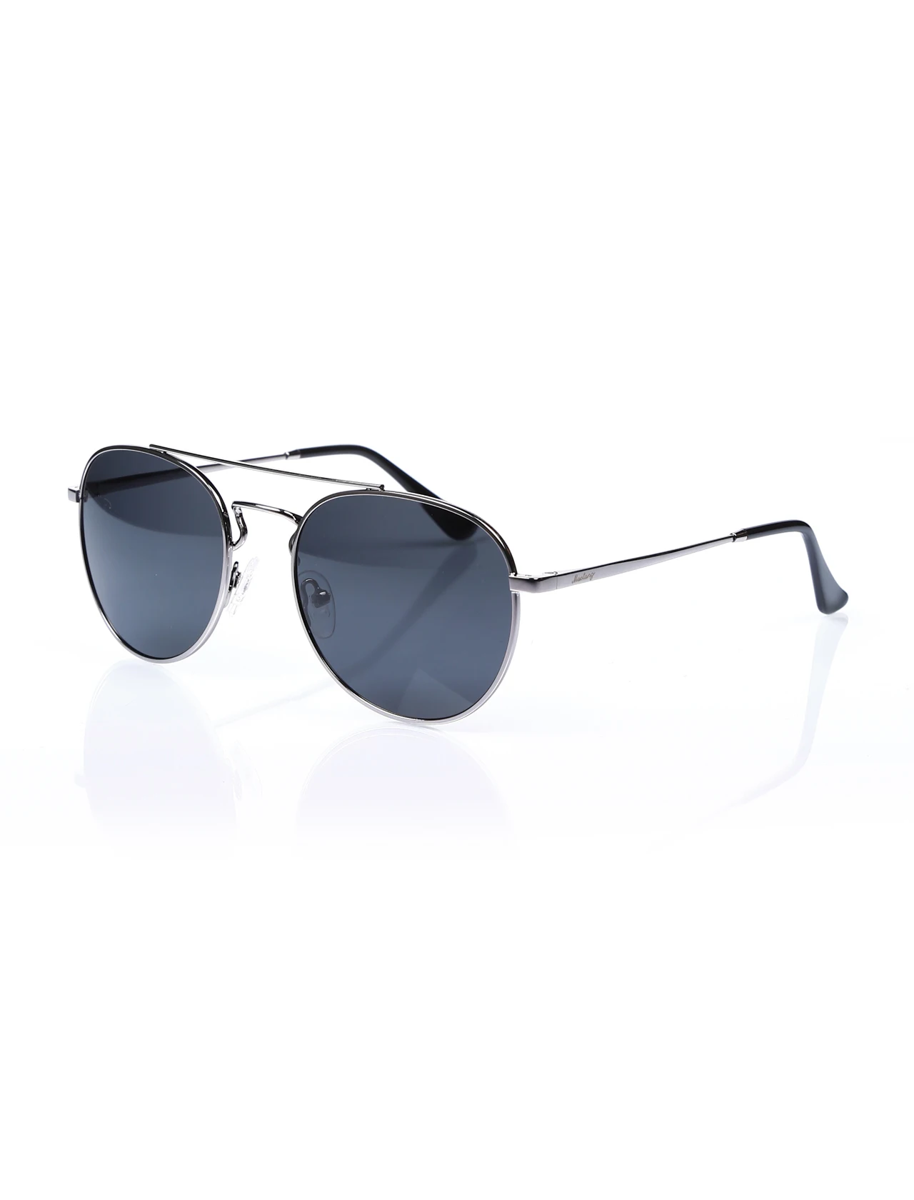 

Men's sunglasses mu 1871 02 metal silver organic drop pilot 55-19-140 mustang