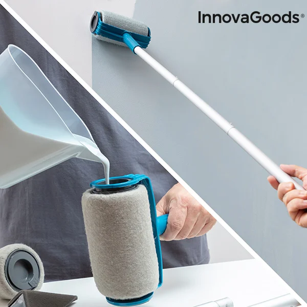 Набор многоразовых, противокапельных роликов для краски Roll'n' paint InnovaGoods 5 штук