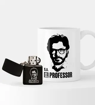 

Personalized La Casa De Papel Lighter and Mug Set-7