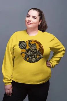 

Angemiel Wear Month Fighter Monkey Yellow Women Sweatshirts