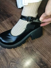 Lolita zapatos de mujer de estilo japonés Vintage suave hermana niñas tacones altos plataforma impermeable estudiante zapatos Cosplay