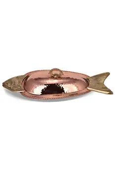 

Saint Belisama Orkinos Copper Fish Presentation Dish 61cm