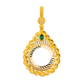 

Half Gold Frame Pendant 04-310-1000252