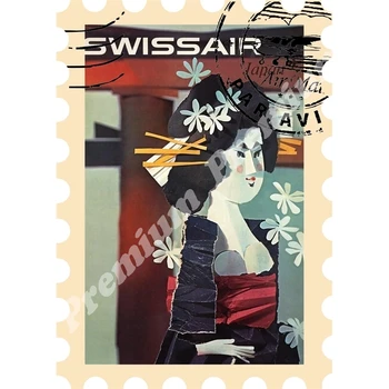 

Japan souvenir magnet vintage poster