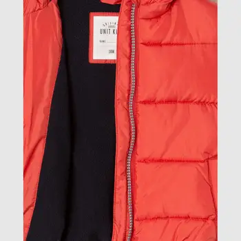 

Red baby coat with fleece