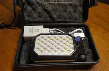 Portable LED Flashlight Power-Display Magnet-Design Camping Lantern Waterproof COB 