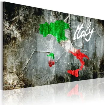 

Picture-map art of Italy-90x60 cm