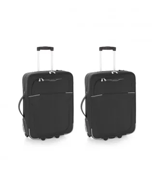

Set 2 Suitcases Cabin 2 Wheels Gabol Malaysia Black