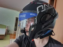 2 uds Lexin B4FM de 4-vias  Bluetooth intercomunicador para casco de motocicleta auriculares manos libres inalámbrico cascos intercomunicadores moto música con FM radio y DSP tecnologia de cancelación de ruido