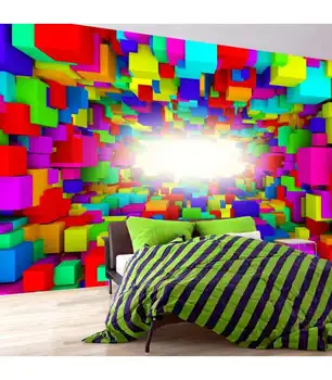 

Wall mural - Light In Color Geometry