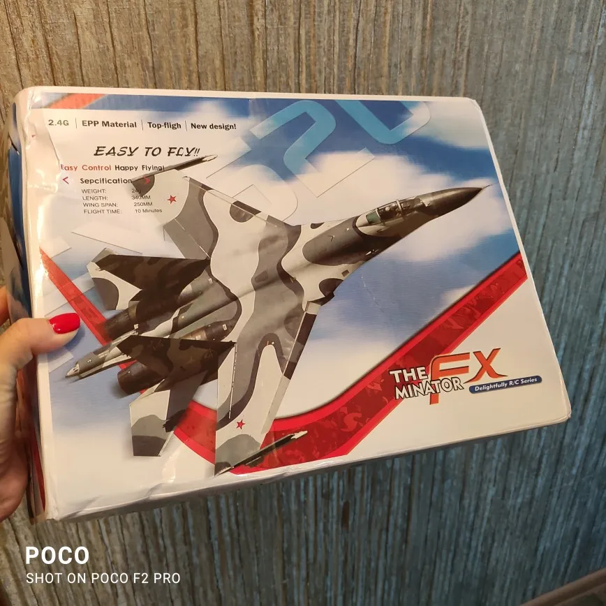 Attachment image review on RC Foam Aircraft SU-35 Plane 2.4G Radio Control