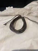 ¡Oferta! Pulseras y brazaletes de cuero para hombre, brazalete de joyería para hombre, abalorio de joyería para hombre, pulseras, pulseras para novio, novia, Relojes