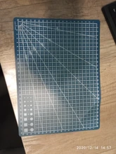 1 Pza 30*22cm A4 líneas de cuadrícula de autocuración estera de corte artesanal tarjeta tela de cuero tablero de papel