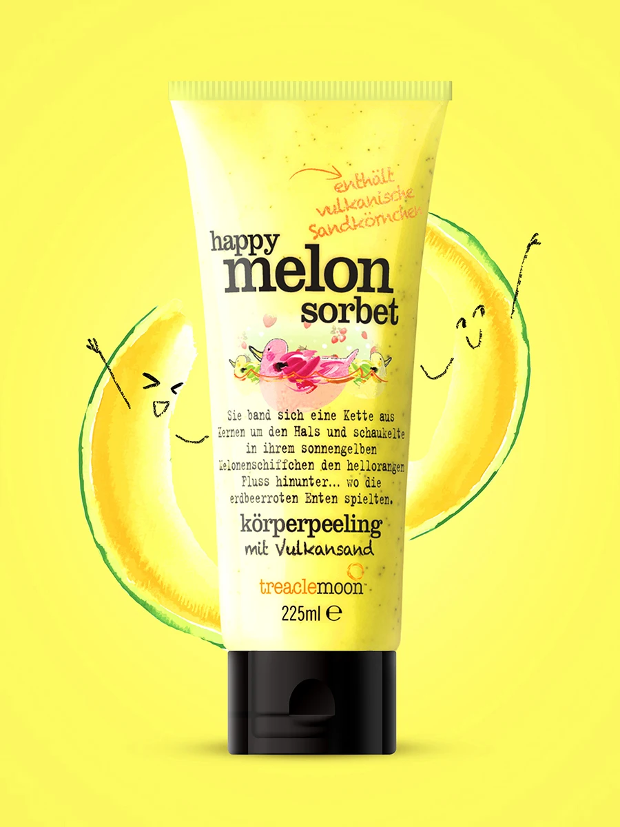 Treaclemoon Скраб для тела Дынный сорбет 225 ml|Скрабы и средства для тела| |