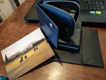 WILLIAMPOLO corto de alta calidad bolsa de la cremallera bolsa de 13 titulares de la tarjeta de conductor es Conjunto de licencia bolsa tarjeta bancaria pl175112