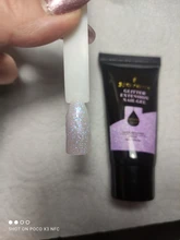 Nacido bastante Gel para la extensión purpurina transparente extensión Soak Off UV Gel Polish arte de uñas de acrílico constructor UV Gel diseño manicura
