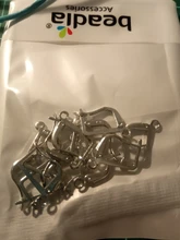 Pendientes de aleación hechos a mano con tope de bala, accesorios para fabricación de joyería