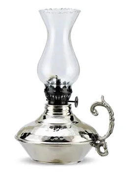 

SONAYCOPPER Small Forged Gas Lamp, Hammared English Copper Oil Lamp, Decorative Desktop Lamp