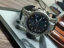 Men Watches Alarm-Clock 5bar Shock-Resistant SMAEL Military 1803 Waterproof Dual-Time