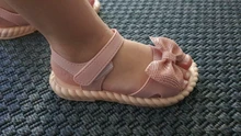 Zapatos de verano para niños, sandalias de princesa para niñas pequeñas, zapatos transpirables suaves con lazo